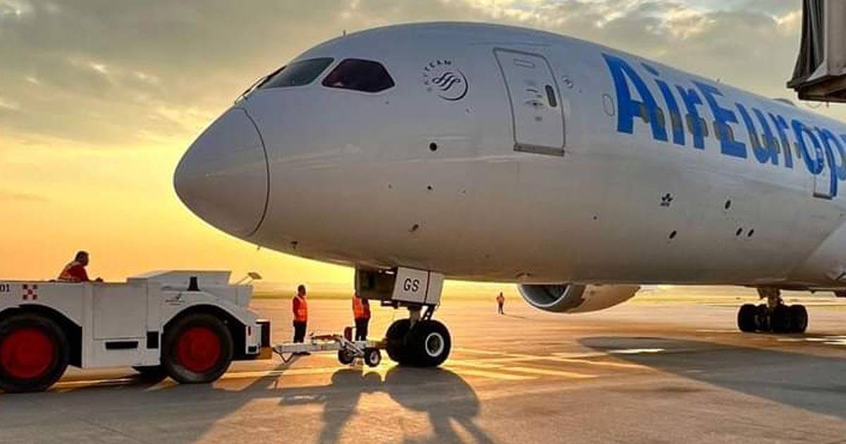 Air Europa celebrates six years at the airport of