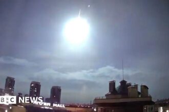 Blinding flash over Kiev was probably a meteorite,