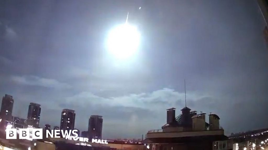Blinding flash over Kiev was probably a meteorite,