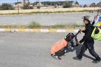 Bosnian Muslim who left Europe on foot