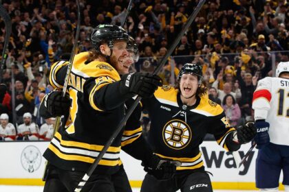 Bruins win gritty Game 1 over Panthers at home