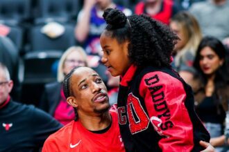 Bulls’ DeMar DeRozan’s daughter plays big