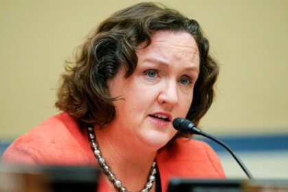 Calif Rep Katie Porter’s ex-husband is standing by
