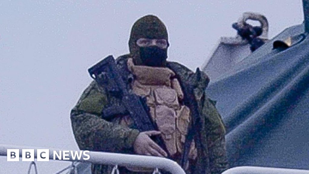 Danish reporters see gunmen on Admiral
