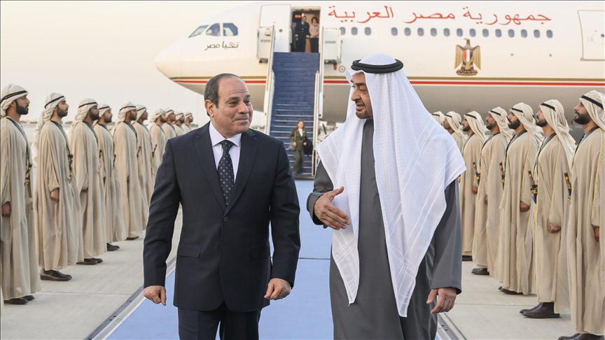 Egyptian and UAE leaders discuss efforts
