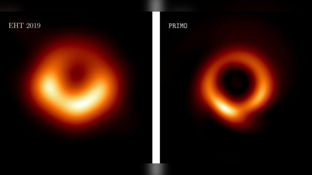 First image of a black hole gets a makeover with