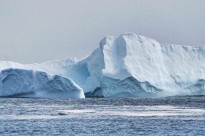 Fogberg: Picturesque iceberg in foggy Ferryland