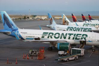 Frontier Airlines had the most passengers