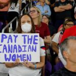 Inside, Canada’s female soccer players are vying for
