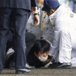 Japanese prime minister unharmed after ‘smoke bomb’ during campaign