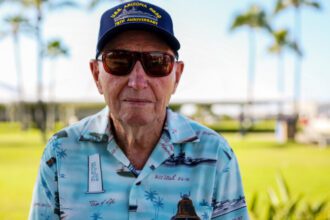 Ken Potts, oldest survivor of the USS Arizona