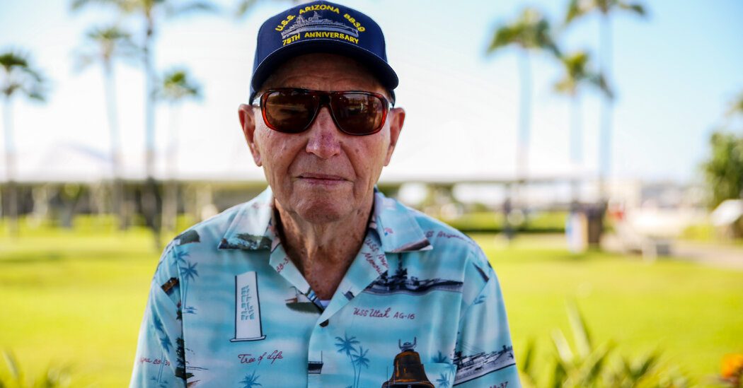 Ken Potts, oldest survivor of the USS Arizona