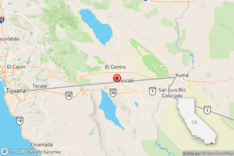 Magnitude 3 earthquake felt near Calexico next