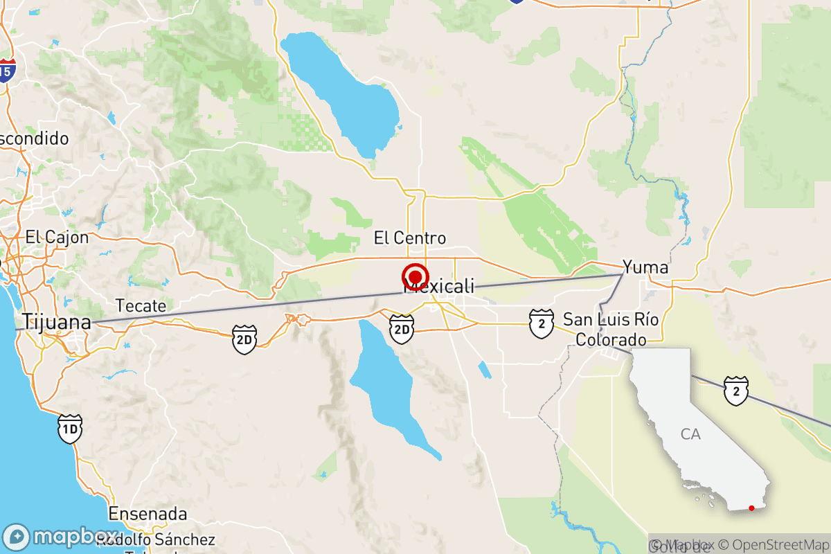 Magnitude 3 earthquake felt near Calexico next