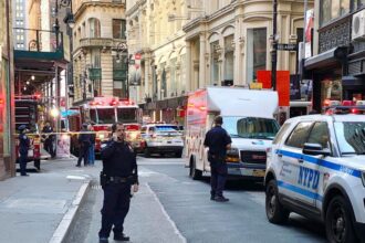 Parking garage collapses in NYC, 1 dead;  5 in