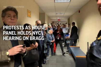 Protests as the House panel holds a hearing in NYC