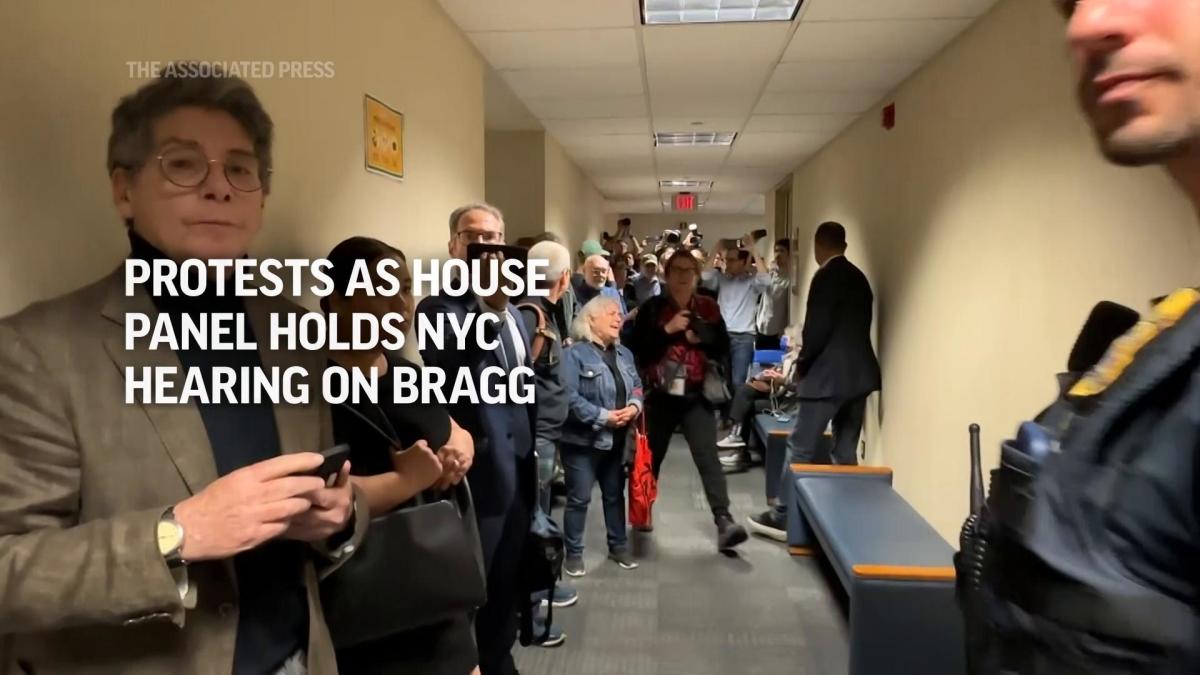 Protests as the House panel holds a hearing in NYC