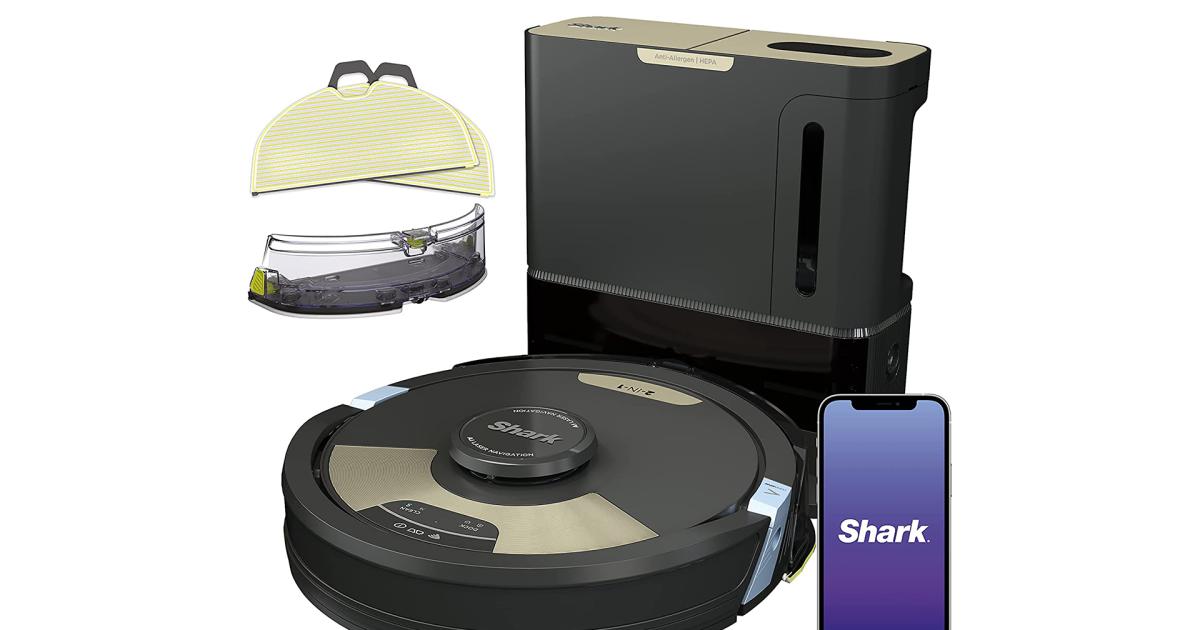 Shark’s new 2-in-1 robot vacuum and mop is