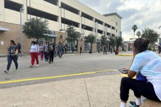 Texas border town struggles with large arrivals