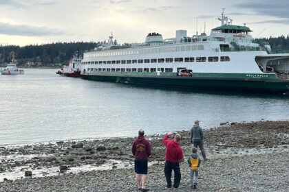 The Washington State Ferry is nearly stranded