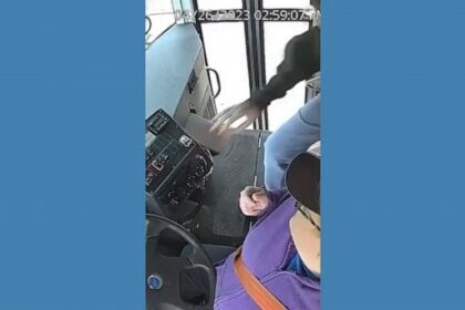 WATCH: 7th grader stops school bus after driver