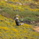 Zip line over the superbloom avoiding steps