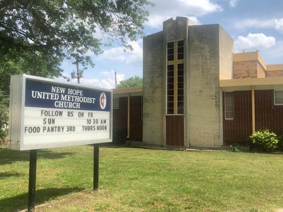 103 United Methodist churches in Kansas,