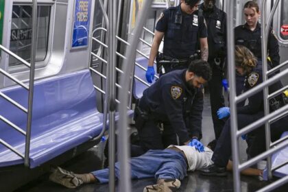 Marine veteran charged with stranglehold on NYC subway