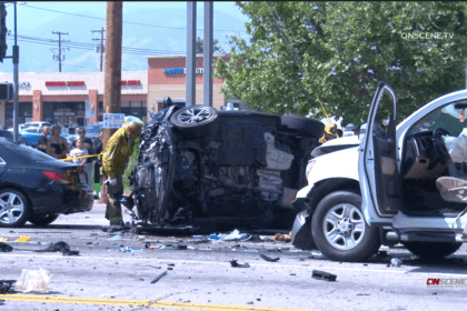 7 injured when driver in stolen car runs red light