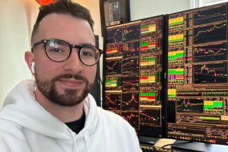 A 24-year-old stock trader who made more than 