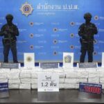 Authorities in Thailand seize more than a ton