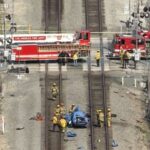Car and Metrolink train collide in Sun Valley,
