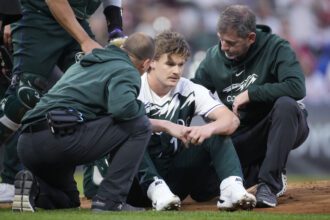 Colorado Rockies pitcher Ryan Feltner suffered a