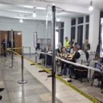 Counting ends in three administrative units in