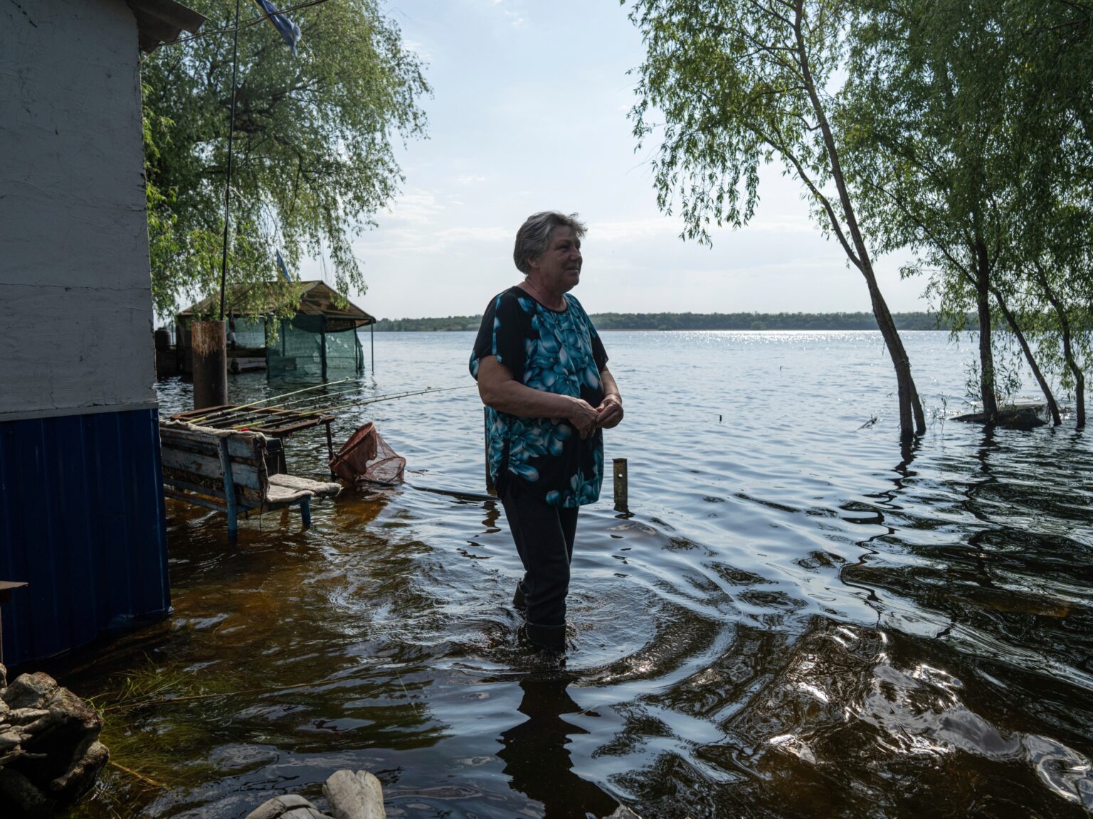 Damage to Russian-occupied dam floods Ukrainian