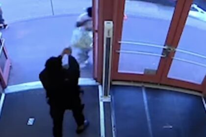 Disturbing footage shows alleged shoplifter