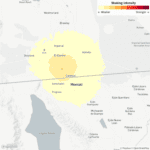 Earthquake with a magnitude of 3.5 on the Richter scale near Calexico