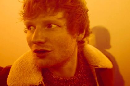 Ed Sheeran Watches the Sun Shine in Blue