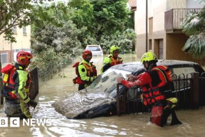 Floods in Italy kill 13 and displace 13,000 people