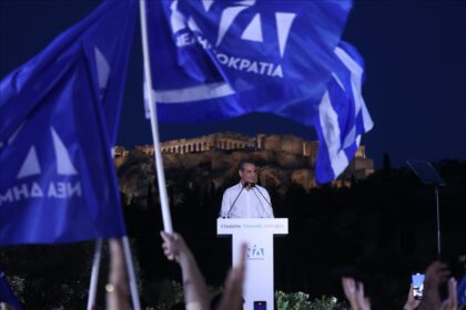 Greece’s ruling conservative party wins big