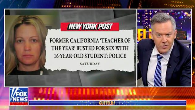 Greg Gutfeld praises ‘heroic’ teacher who slept