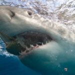 Huge 1189lb great white shark spotted