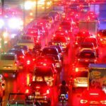 More than 75,400 vehicles joined the road chaos