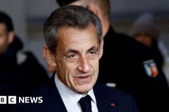 Nicolas Sarkozy Sarkozy wears tag after loss