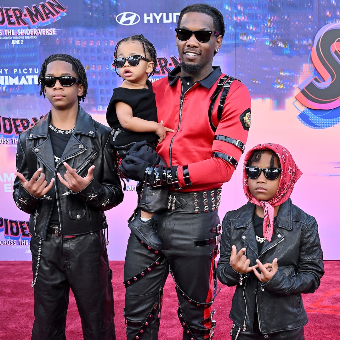 Offset and His 3 Sons Own the Red Carpet In