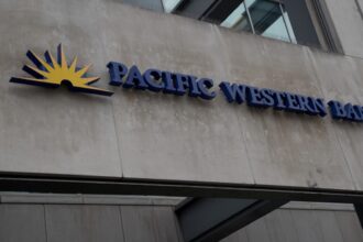 PacWest falls 40% after closing on report bank