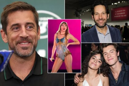Paul Rudd and Aaron Rodgers are going viral at Taylor