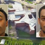 Perimeter guards are off duty while two inmates