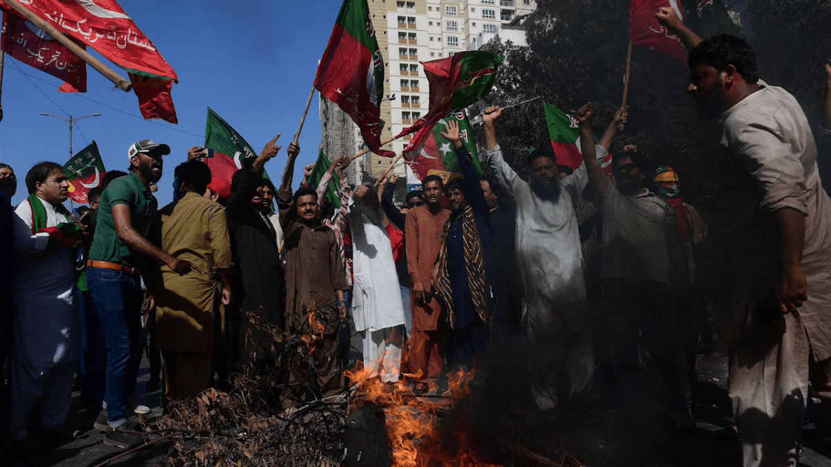 Protests erupt after Pakistan’s arrest