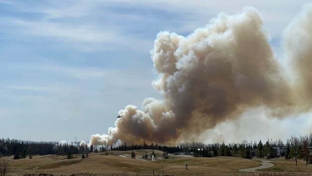 Residents west of Edmonton are being evacuated